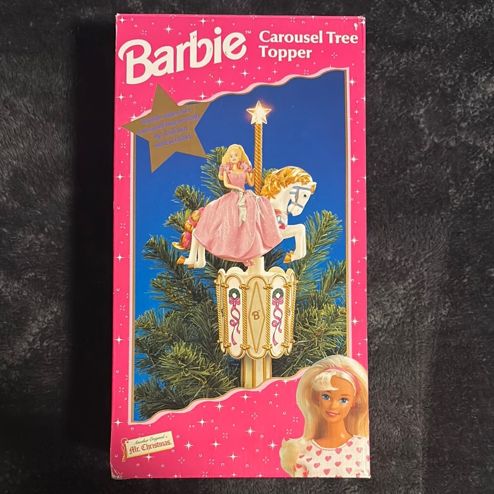 Barbie Pink Carousel Tree Topper